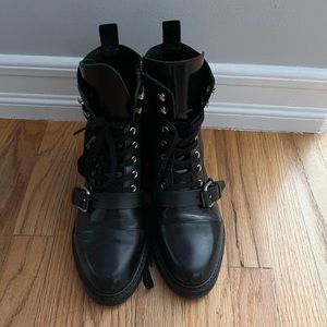AllSaints combat boots